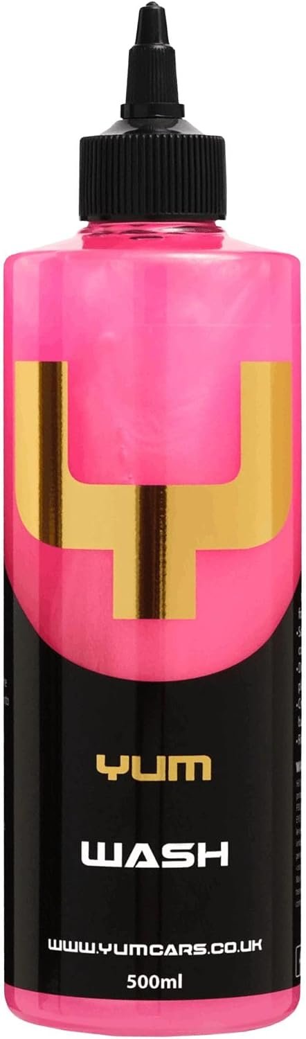 Yum Wash pH neutral car shampoo, 500 millilitre bottle