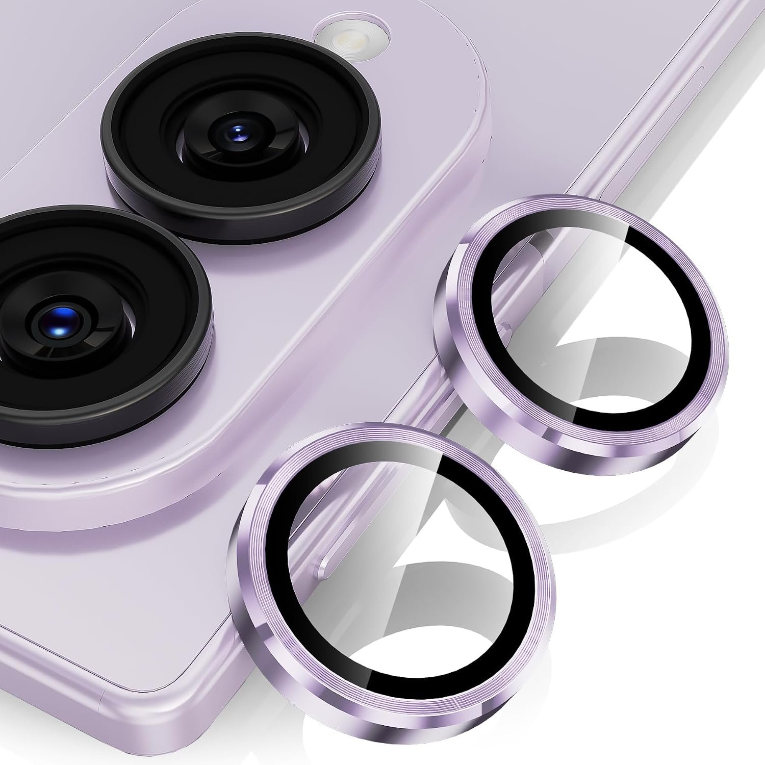 YWXTW individual camera lens protector set in aviation aluminium for the Samsung Galaxy Z Fold 8