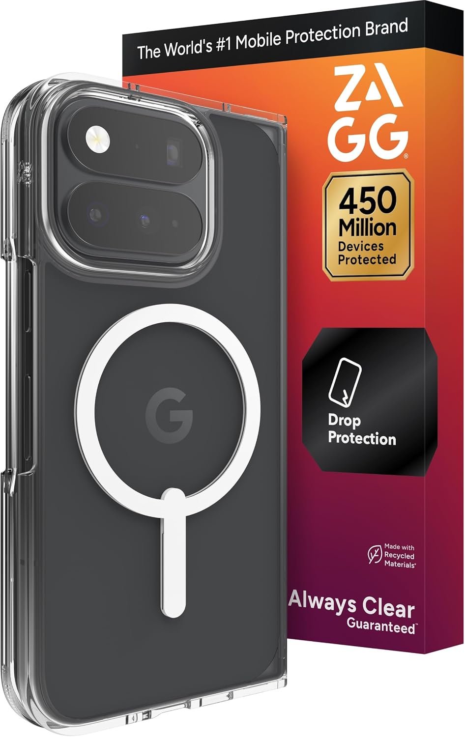 ZAGG Crystal Palace Snap Lite clear case for Google Pixel 11 Pro Fold