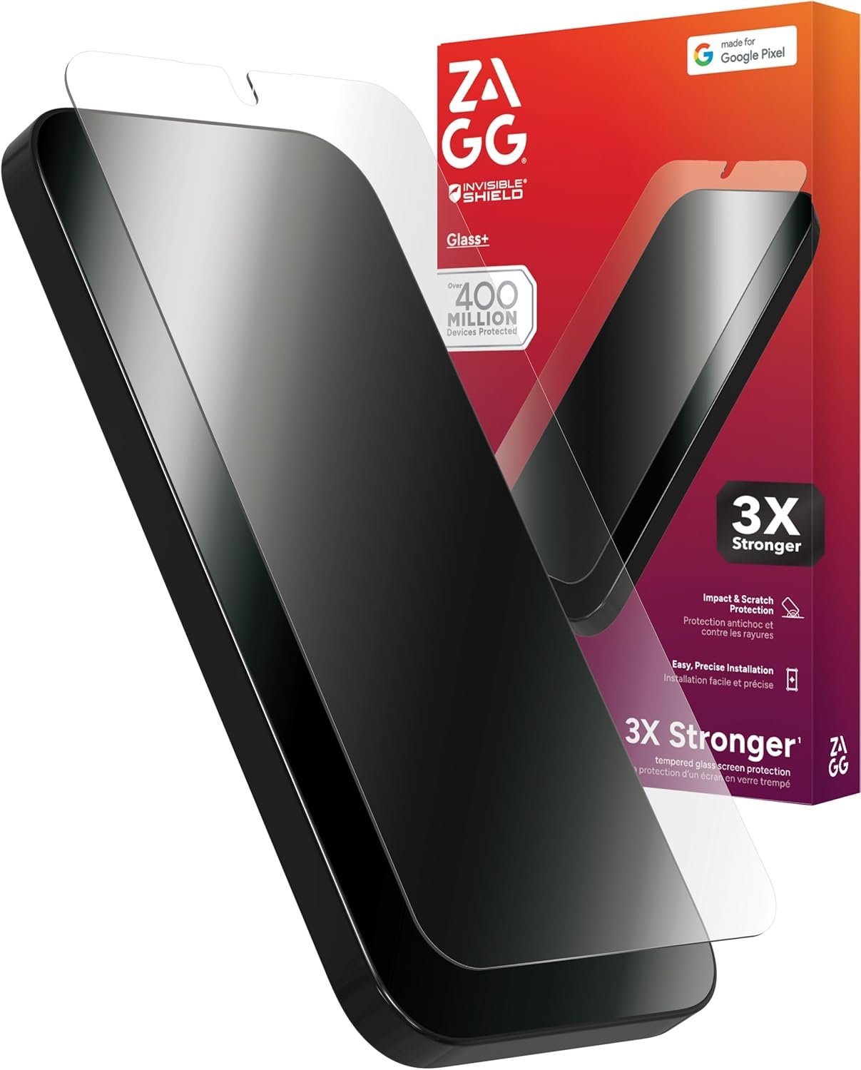 ZAGG Glass+ screen protector for the Google Pixel 10