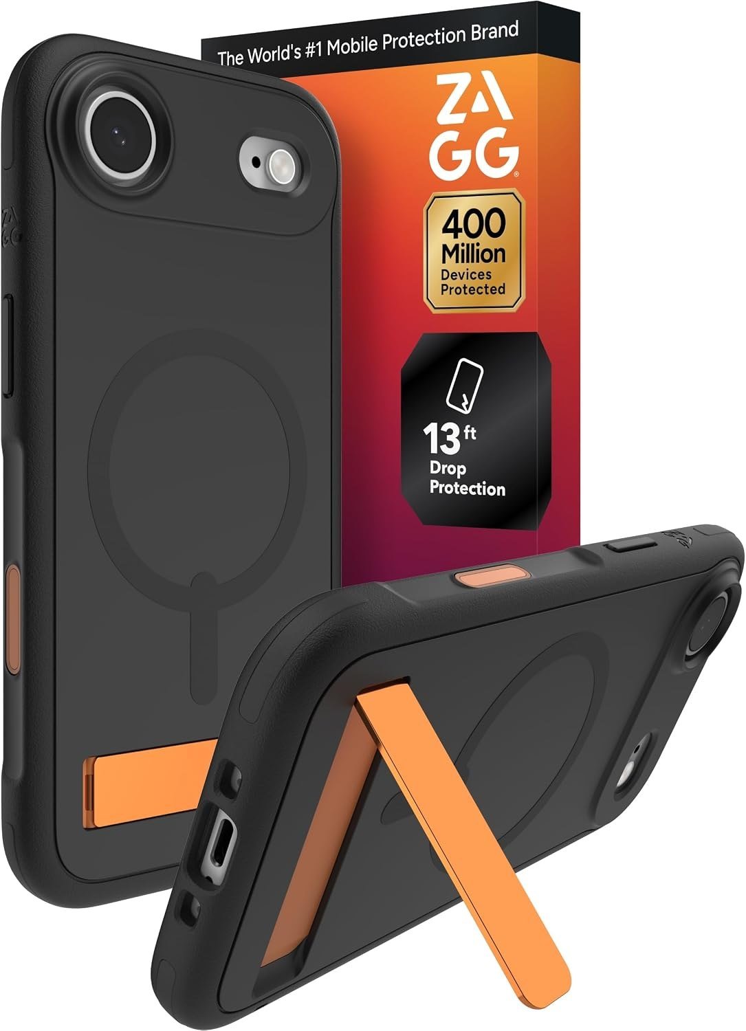 ZAGG Sedona Snap kickstand case for iPhone Air in Flood Black