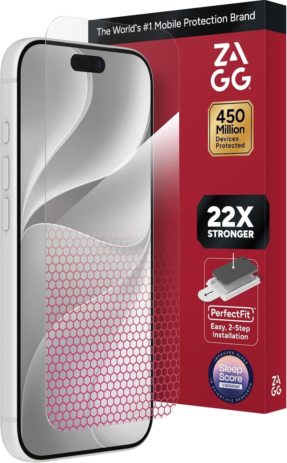 ZAGG XTR6 Glass screen protector with anti-reflective coating