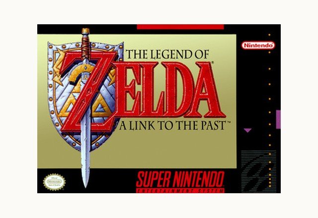 The Legend of Zelda: A Link to the Past Super Nintendo box art